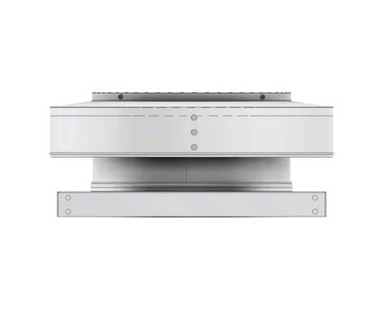 Static Vent 10" with Curb Mount Sub Base - Round Back Vent | 10" Diameter | 2" Tall Collar  |  78 Sq. In. NFA