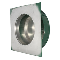 Static Vents - Round Back Roof Vent | 10" Diameter | 2" Tall Collar | Flat Flange | 78 Sq. In. NFA
