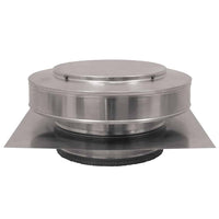 Model RBV - 10 - C2 - TP | Round Back Vent | 10" Diameter | 2" Tall Collar | Tail Pipe - Active Ventilation Products