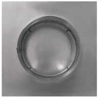 Model RBV - 10 - C2 - TP | Round Back Vent | 10" Diameter | 2" Tall Collar | Tail Pipe - Active Ventilation Products