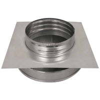 Model RBV - 10 - C2 - TP | Round Back Vent | 10" Diameter | 2" Tall Collar | Tail Pipe - Active Ventilation Products