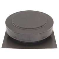 Static Vents - Round Back Roof Vent | 10" Diameter | 2" Tall Collar | Flat Flange | 78 Sq. In. NFA