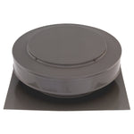 Static Vents - Round Back Roof Vent | 10" Diameter | 2" Tall Collar | Flat Flange | 78 Sq. In. NFA