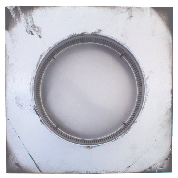 Static Vents - Round Back Roof Vent | 10" Diameter | 2" Tall Collar | Flat Flange | 78 Sq. In. NFA | Bottom View