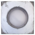 Static Vents - Round Back Roof Vent | 10" Diameter | 2" Tall Collar | Flat Flange | 78 Sq. In. NFA