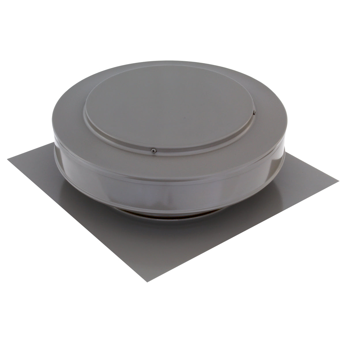 Static Vents - Round Back Roof Vent | 10" Diameter | 2" Tall Collar | Flat Flange | 78 Sq. In. NFA