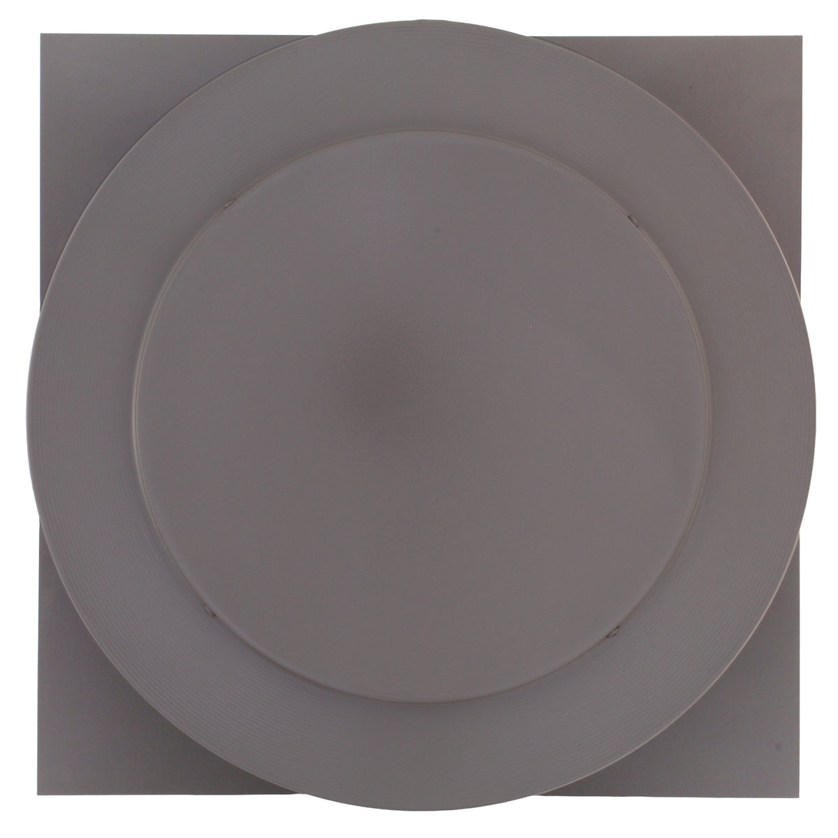 Static Vents - Round Back Roof Vent | 10" Diameter | 2" Tall Collar | Flat Flange | 78 Sq. In. NFA