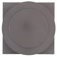 Static Vents - Round Back Roof Vent | 10" Diameter | 2" Tall Collar | Flat Flange | 78 Sq. In. NFA