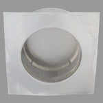 Static Vents - Round Back Roof Vent | 10" Diameter | 2" Tall Collar | Flat Flange | 78 Sq. In. NFA