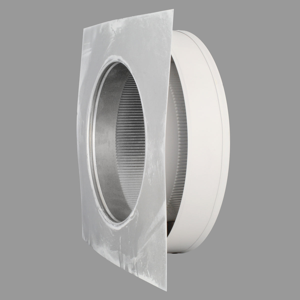 Static Vents - Round Back Roof Vent | 10" Diameter | 2" Tall Collar | Flat Flange | 78 Sq. In. NFA