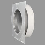 Static Vents - Round Back Roof Vent | 10" Diameter | 2" Tall Collar | Flat Flange | 78 Sq. In. NFA