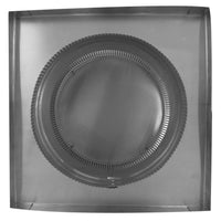 Model RBV - 10 - C4 - CMF - TP | Round Back Vent | 10" Diameter | " 4" Tall Collar | Curb Mount Flange | Tail Pipe - Active Ventilation Products