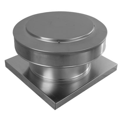 Model RBV-10-C4-CMF-TP | Round Back Vent  |  10" Diameter | " 4" Tall Collar  | Curb Mount Flange  |  Tail Pipe