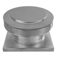 Model RBV - 10 - C4 - CMF - TP | Round Back Vent | 10" Diameter | " 4" Tall Collar | Curb Mount Flange | Tail Pipe - Active Ventilation Products