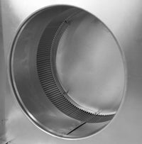Static Vent 10" with Curb Mount Sub Base - Round Back Vent | 10" Diameter | 4" Tall Collar | 78 Sq. In. NFA - Active Ventilation Products
