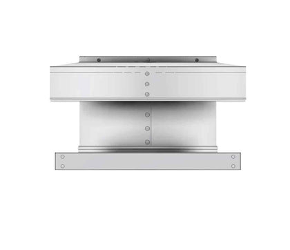 Static Vent 10" with Curb Mount Sub Base - Round Back Vent | 10" Diameter | 4" Tall Collar  |  78 Sq. In. NFA