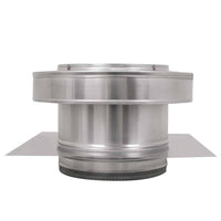 Model RBV - 10 - C4 - TP | Round Back Vent | 10" Diameter | 4" Tall Collar | Tail Pipe - Active Ventilation Products