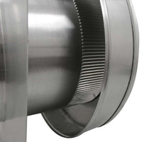 Model RBV - 10 - C4 - TP | Round Back Vent | 10" Diameter | 4" Tall Collar | Tail Pipe - Active Ventilation Products