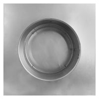 Static Vents - Round Back Roof Vent | 10" Diameter | 4" Tall Collar | Flat Flange | 78 Sq. In. NFA - Active Ventilation Products