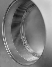 Static Vents - Round Back Roof Vent | 10" Diameter | 4" Tall Collar | Flat Flange | 78 Sq. In. NFA - Active Ventilation Products