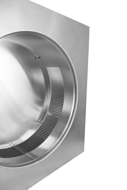 Model RBV-12-C2-IN |Round Back Vent | 12" Diameter| 2" Tall Collar | Intake | 113 Sq. In. NFA