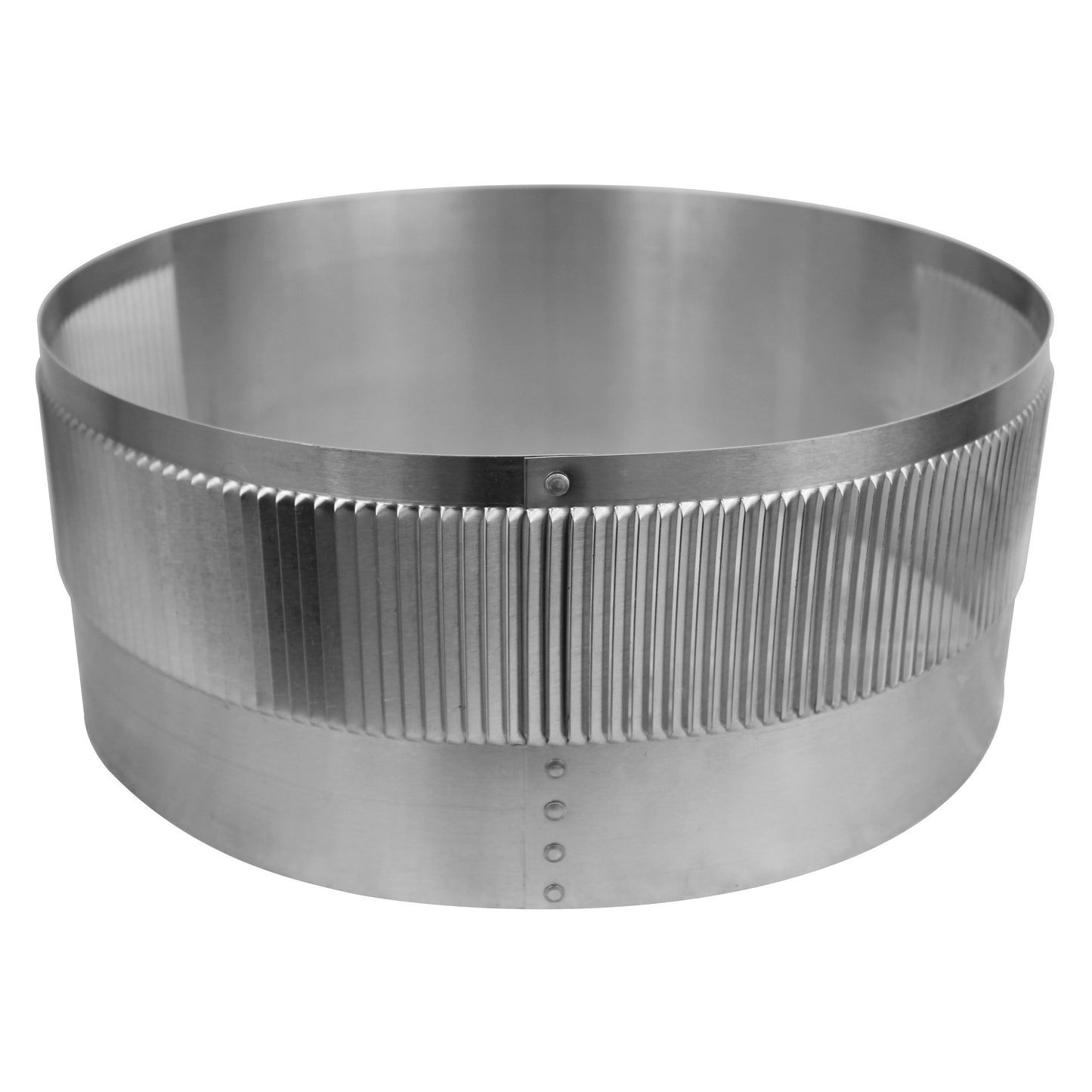 Model RBV-12-C2-IN |Round Back Vent | 12" Diameter| 2" Tall Collar | Intake | 113 Sq. In. NFA