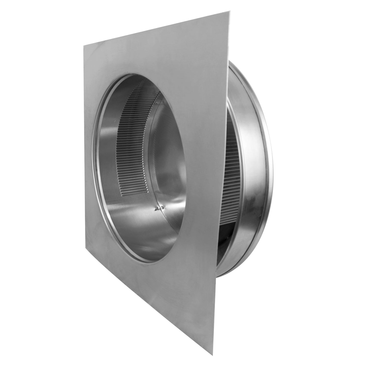 Model RBV-12-C2-IN |Round Back Vent | 12" Diameter| 2" Tall Collar | Intake | 113 Sq. In. NFA