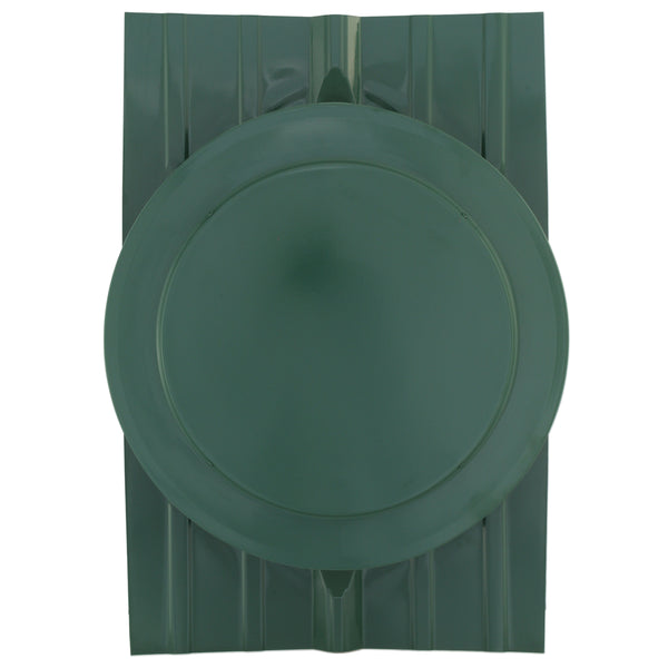 Round Back Roof Vent for SIM-Rib, Tuff Rib, Panel-Loc Plus, AG-Rib, and Master Rib Metal Roofs - Green