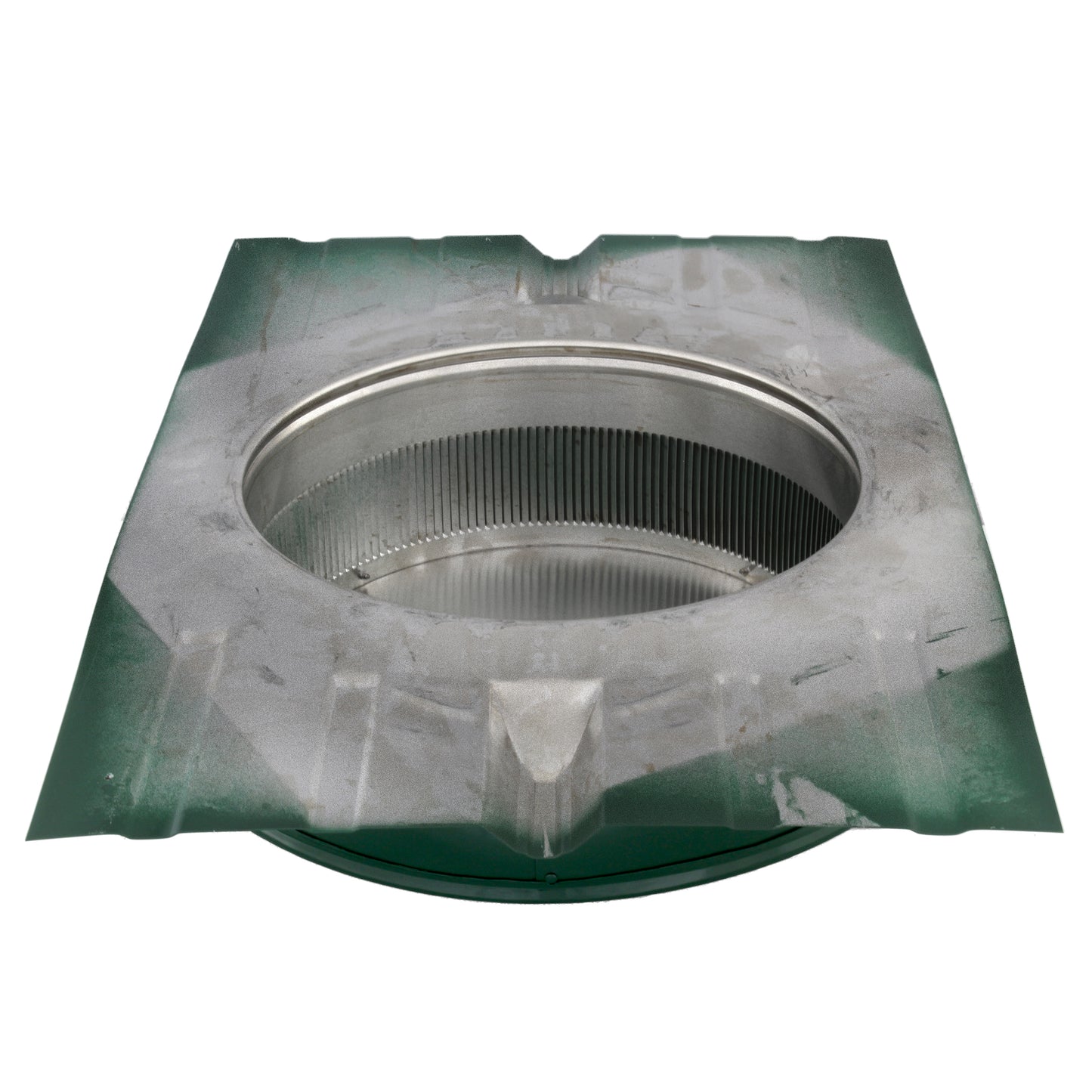 Round Back Roof Vent for SIM-Rib, Tuff Rib, Panel-Loc Plus, AG-Rib, and Master Rib Metal Roofs - Green