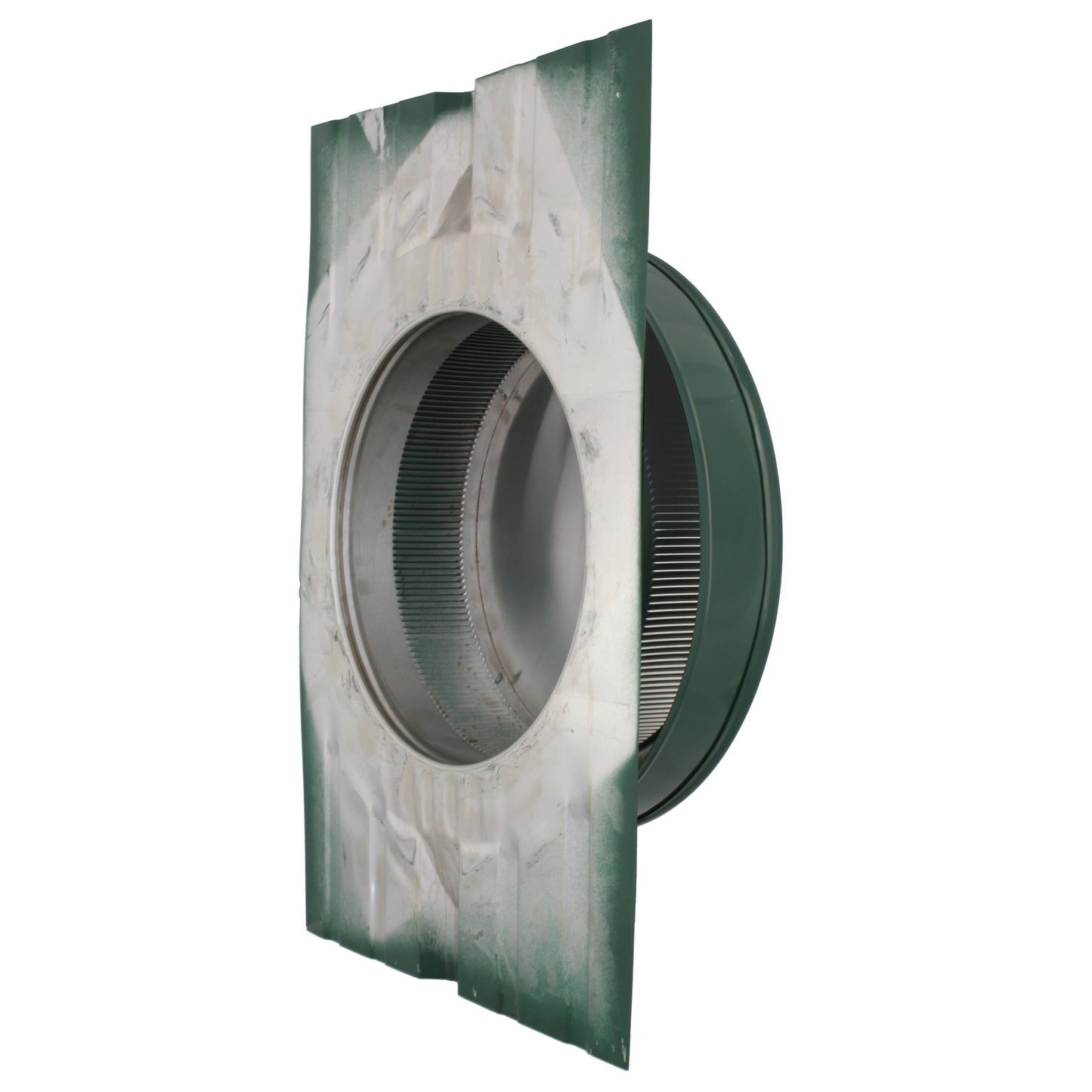 Round Back Roof Vent for SIM-Rib, Tuff Rib, Panel-Loc Plus, AG-Rib, and Master Rib Metal Roofs - Green