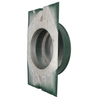 Round Back Roof Vent for SIM-Rib, Tuff Rib, Panel-Loc Plus, AG-Rib, and Master Rib Metal Roofs - Green