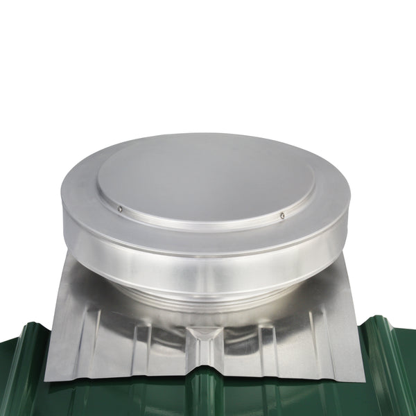 Round Back Roof Vent for SIM-Rib, Tuff Rib, Panel-Loc Plus, AG-Rib, and Master Rib Metal Roofs - On Roof Panel