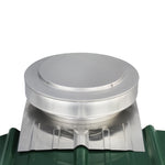 Round Back Roof Vent for SIM-Rib, Tuff Rib, Panel-Loc Plus, AG-Rib, and Master Rib Metal Roofs - On Roof Panel