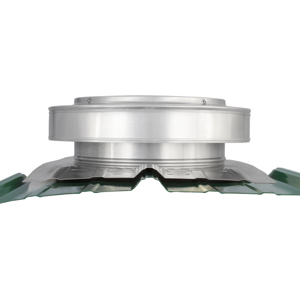 Round Back Roof Vent for SIM-Rib, Tuff Rib, Panel-Loc Plus, AG-Rib, and Master Rib Metal Roofs