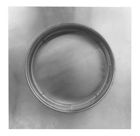 Static Vent - Round Back Roof Vent | 12" Diameter | 2" Tall Collar | Flat Flange | 113 Sq. In. NFA - Active Ventilation Products