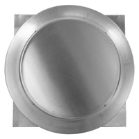 Static Vent 12" with Curb Mount Sub Base - Round Back Vent | 12" Diameter | 4" Tall Collar | 113 Sq. In. NFA - Active Ventilation Products