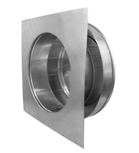 Static Vent - Round Back Roof Vent | 12" Diameter | 4" Tall Collar | Flat Flange | 113 Sq. In. NFA - Active Ventilation Products