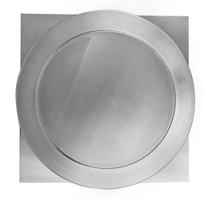 Model RBV-12-C4 | Round Back Roof Vent | 12" Diameter | 4" Tall Collar | Flat Flange | 113 Sq. In. NFA