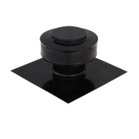 Static Vent - Round Back Roof Vent | Model RBV-3-C2 | 3" Diameter | 2" Tall Collar | Flat Flange | 7 Sq. In. NFA