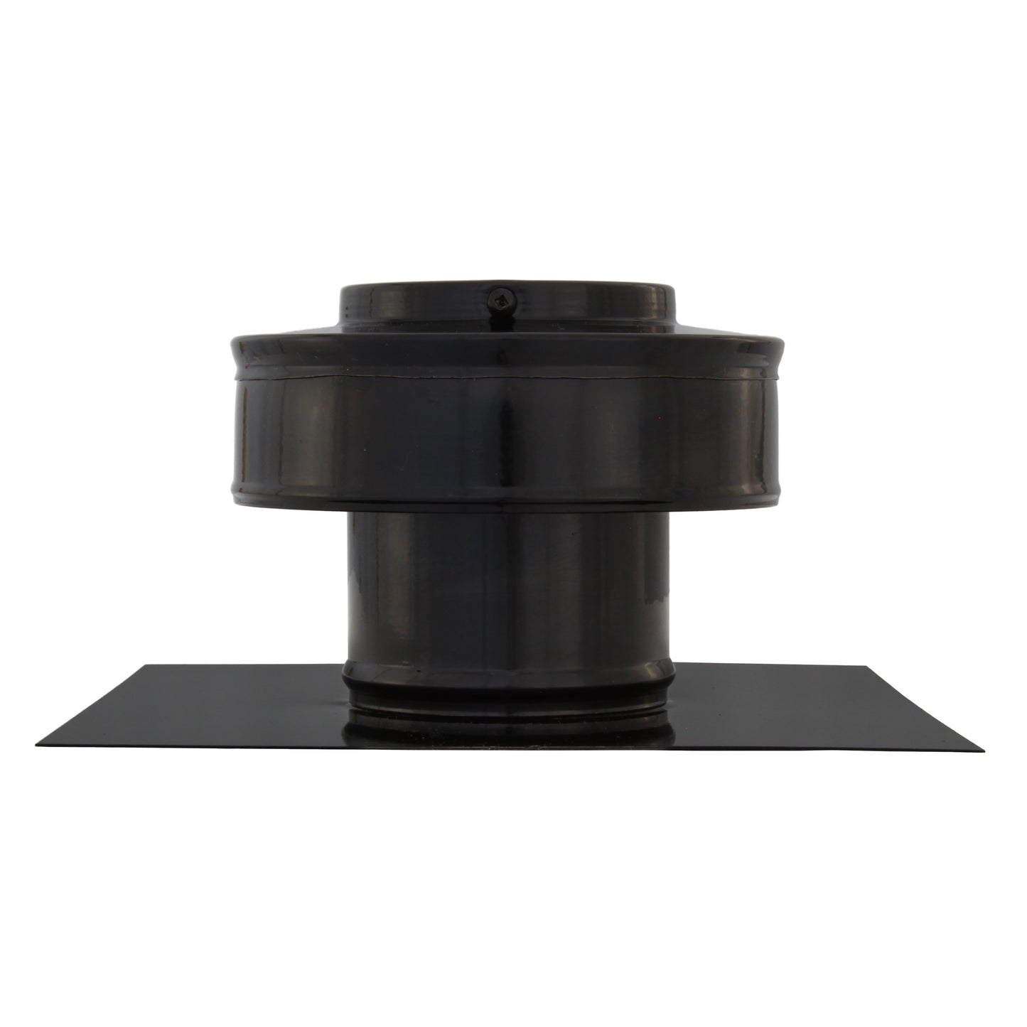 Static Vent - Round Back Roof Vent | Model RBV-3-C2 | 3" Diameter | 2" Tall Collar | Flat Flange | 7 Sq. In. NFA