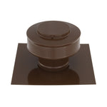 Static Vent - Round Back Roof Vent | Model RBV-3-C2 | 3" Diameter | 2" Tall Collar | Flat Flange | 7 Sq. In. NFA