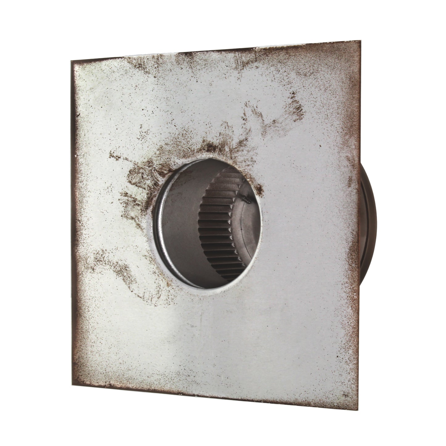 Static Vent - Round Back Roof Vent | Model RBV-3-C2 | 3" Diameter | 2" Tall Collar | Flat Flange | 7 Sq. In. NFA