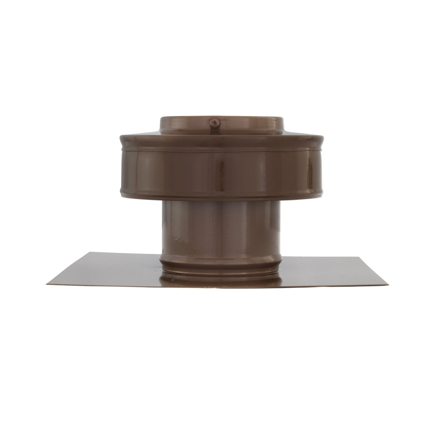 Static Vent - Round Back Roof Vent | Model RBV-3-C2 | 3" Diameter | 2" Tall Collar | Flat Flange | 7 Sq. In. NFA