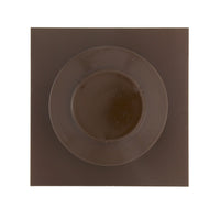 Static Vent - Round Back Roof Vent | Model RBV-3-C2 | 3" Diameter | 2" Tall Collar | Flat Flange | 7 Sq. In. NFA