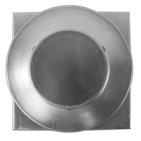 Model RBV - 3 - C2 - CMF - TP | Round Back Vent | 3" Diameter | " 2" Tall Collar | Curb Mount Flange | Tail Pipe - Active Ventilation Products