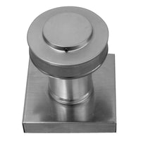 Static Vent 3" with Curb Mount Sub Base - Round Back Vent | 3″ Diameter | 2″ Tall Collar | 7 Sq. In. NFA - Active Ventilation Products