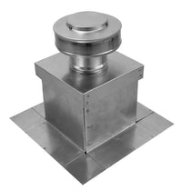 Insulated Square Roof Curb for 3" Diameter Vent | 6" high walls - Active Ventilation Products
