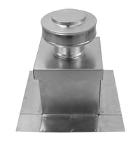 Square Roof Curb for 3" Diameter Vent | 6" high walls - Active Ventilation Products