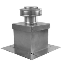 Insulated Square Roof Curb for 3" Diameter Vent | 6" high walls - Active Ventilation Products