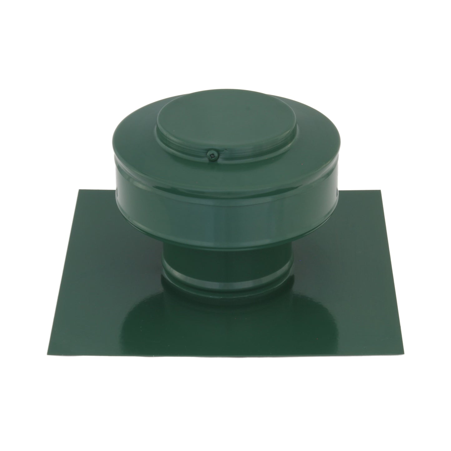 Static Vent - Round Back Roof Vent | Model RBV-3-C2 | 3" Diameter | 2" Tall Collar | Flat Flange | 7 Sq. In. NFA